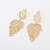 cheap Earrings-Drop Earrings For Women&#039;s Wedding Masquerade Engagement Party Alloy Hollow Out Dangling Dangle Gold Silver