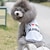 cheap Dog Clothes-Cat Dog Shirt / T-Shirt Puppy Clothes Heart Birthday Casual / Daily Birthday Dog Clothes Puppy Clothes Dog Outfits Breathable Gray Costume for Girl and Boy Dog Cotton XS S M L XL