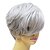 cheap Synthetic Trendy Wigs-Synthetic Wig Straight Straight Wig Grey Synthetic Hair Women&#039;s Gray
