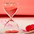 cheap Table Centerpieces-Table Centerpieces 15 Minutes Hourglass with Red Sand  Table Deocrations