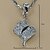 preiswerte Halsketten-Mode 925 Silber überzogene Kupfer Zirkon Anhänger