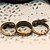 Недорогие Vip Deal-BBL женская три пальца круг модно элегантный кольцо