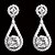 cheap Earrings-Women&#039;s Clear Cubic Zirconia Drop Earrings Classic Earrings Jewelry For Party