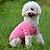 billiga Hundkläder-Hund T-shirt Valpkläder Enfärgad Minimalistisk Stil Hundkläder Valpkläder Hundkläder Gul Röd Blå Kostym för tikar och hundar Bomull XS S M L XL