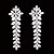 levne Náušnice-Dámské Kubický zirkon Platinová Nepravidelný Šperky Kostýmní šperky