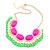 abordables Collares-El oro asombroso aleación con los collares de las mujeres Acylic (más colores)