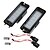 levne Autožárovky-Pár chyb Zdarma 18 3528 SMD LED osvětlení SPZ lampa Golf Passat CC Eos