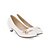 cheap Women&#039;s Heels-Women&#039;s Shoes Leatherette Summer Fall Kitten Heel With Rhinestone Bowknot For Casual Dress Party &amp; Evening Black White Pink Beige