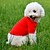 baratos Roupa para Cães-Cachorro Camiseta Roupas de cachorro Sólido Casual / Diário Estilo simples Roupas para Cães Roupas de cachorro Roupas de cachorro Amarelo Vermelho Azul Ocasiões Especiais para menina e menino cachorro