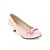 cheap Women&#039;s Heels-Women&#039;s Shoes Leatherette Summer Fall Kitten Heel With Rhinestone Bowknot For Casual Dress Party &amp; Evening Black White Pink Beige