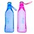 Χαμηλού Κόστους Μπολ &amp; Ταΐστρες για Σκύλους-Σκύλος Μπολ &amp; Μπουκάλια Νερού Πλαστική ύλη Φορητό Μονόχρωμο Κόκκινο Μπλε Μπολ &amp; Διατροφή