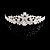 cheap Headpieces-Women&#039;s Rhinestone / Crystal Headpiece-Wedding / Special Occasion Tiaras Silver / Purple
