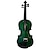 abordables Violines-4/4 violín brillante abeto sólido (multi-color)