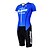 abordables Ropa Triatlón Mujer-Kooplus Hombre Mujer Unisex Manga Corta Traje Tri Bicicleta Monos Trajes de Yoga Transpirable Secado rápido Deportes Poliéster Ropa