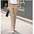 cheap Women&#039;s Pants-Women&#039;s Casual/Work Pants , Satin Inelastic Beige/Black