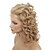 cheap Synthetic Lace Wigs-Lace Front Stylish Medium-length Curly Heat-resistant Synthetic Wig(Blonde)
