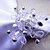 levne Ubrousky a doplňky-Crystal Pearl Květinové ubrousky Ring, Akryl, 4,5 cm, sada 12