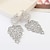 cheap Earrings-Drop Earrings For Women&#039;s Wedding Masquerade Engagement Party Alloy Hollow Out Dangling Dangle Gold Silver