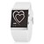 cheap Fashion Watches-Women&#039;s Wrist Watch LED Silicone Band Heart shape / Fashion Black / White / Blue / Two Years / Maxell626+2025