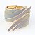 cheap Bracelets-Women&#039;s Bracelet Bangles cuff Wings Statement Unique Design Vintage Casual Punk Silver Plated Bracelet Jewelry Gold / Silver / Rainbow For Wedding Party Gift Valentine
