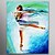 cheap Top Artists&#039; Oil paitings-IARTS®Hand Painted Oil Painting People The Girl Dance Ballet with Stretched Frame Ready to Hang