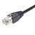 billige Ethernet-kabel-Rj45 Mand Til Kvinde Forlængerkabel Sort (0,5 M)