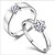 voordelige Vip Deal-MISS U Vrouwenmode Silver Printing Lover Ring