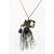 cheap Necklaces-Canlyn Women&#039;s Fashion Peacock Feathers With Diamond Necklace