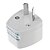 billige Vekselstrømadapter og strømkabler-Universal AU Port Travel Power Adapter Plug (250V, hvid)