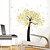 cheap Wall Stickers-1PCS Colorful Removable Yellow Flower Tree Wall Sticker