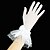 Недорогие Вечерние перчатки-Полиэстер / Тюль До запястья Перчатка Классика / Свадебные перчатки / Вечерние перчатки С Однотонные
