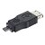 levne USB kabely-USB 2.0 Female na Micro Male Adapter / OTG Connector Tablet / PC Connector (Black)