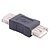 Недорогие USB кабели-USB Женский Женский адаптер