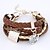 cheap Bracelets-Bracelet/Wrap Bracelets Leather Inspirational Daily Jewelry Gift Coffee