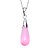 cheap Necklaces-Elegant Water-Drop Shape Women&#039;s Slivery Alloy Necklace(1 Pc)(White,Pink,Green)