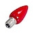 お買い得  電球-zdm 1pc e14 3mmディップled赤キャンドルライトAC 220-240v装飾小型パワーナイトランプ