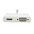 abordables Câbles, adaptateurs Displayport-Mini DisplayPort vers VGA foudre&amp;amp; hdmi câble adaptateur 2 en 1 pour Apple MacBook&amp;amp; air&amp;amp; pro&amp;amp; imac