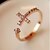 cheap Rings-Band Ring Sideways Cross Golden Rhinestone Alloy Cross Unusual Unique Design Open One Size / Women&#039;s