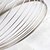 levne Výroba korálků a šperků-Multi-použití Round Silver Steel Wire 100 ks / pytel