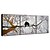 זול ציורי שמן של אמנים מובילים-מצויר ביד פרחוני/בוטני שלושה פנלים בד ציור שמן צבוע-Hang For קישוט הבית