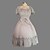 preiswerte Lolita-Mode-Kostüme-Prinzessin Sweet Lolita Kleid Damen Mädchen Baumwolle Japanisch Cosplay Kostüme Schwarz / Grau / Fuchsia Vintage Puffärmel / Ballon Kurzarm Mittlerer Länge