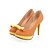 cheap Women&#039;s Heels-Women&#039;s Shoes Fleece Fall Heels Stiletto Heel Bowknot for Casual Office &amp; Career Brown Red Blue