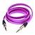 cheap Audio Cables-Noodle Style Weave Line Audio Jack Connection Cable(Purple 1.01m)