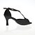 cheap Latin Shoes-Women&#039;s Latin Shoes Ballroom Shoes Salsa Shoes Sandal Buckle Stiletto Heel Black Buckle / Satin / Leather