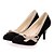 abordables Tacones de mujer-Mujer Zapatos Ante Primavera Verano Otoño Invierno Tacón Stiletto Con Para Vestido Negro Beige