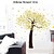 cheap Wall Stickers-1PCS Colorful Removable Yellow Flower Tree Wall Sticker
