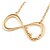 levne Módní náhrdelníky-Canlyn Dámská móda Gold Cut Out 8 Pattern náhrdelník