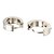 cheap Men&#039;s Jewelry-For Boyfriend Fashion Single Rhinestone Silver Titanium Steel Stud Earrings (1 Pair) Christmas Gifts