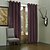 baratos Cortinas &amp; Cortinados-Custom Made Eco-friendly Curtains Drapes One Panel 50W×84&quot;L Purple / Embossed / Living Room