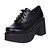 cheap Lolita Footwear-Dress Lolita Shoes Classic Lolita Dress Classic Lolita Lolita High Heel Shoes Solid Colored 8 cm CM For Women&#039;s PU Leather / Polyurethane Leather 855